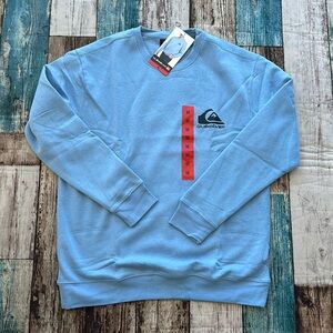 New medium quiksilver crew sweatshirt blue